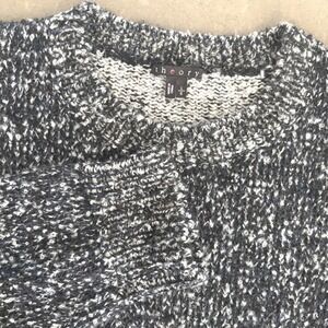Theory Womens Large Marled Crew Neck Sweater Wool Mohair Riland Classic Work‎